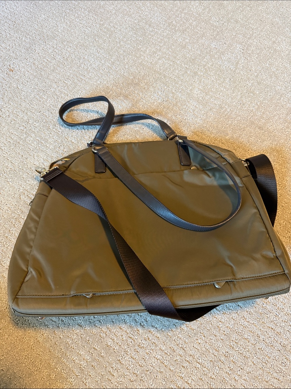 Lo & Sons Gold-Tone Interior Tote